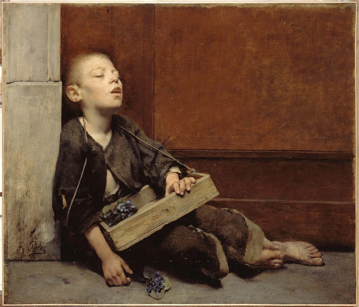 Un martire o il mercante di Violette - Museo delle Belle Arti della città di Parigi